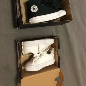 White infant converse